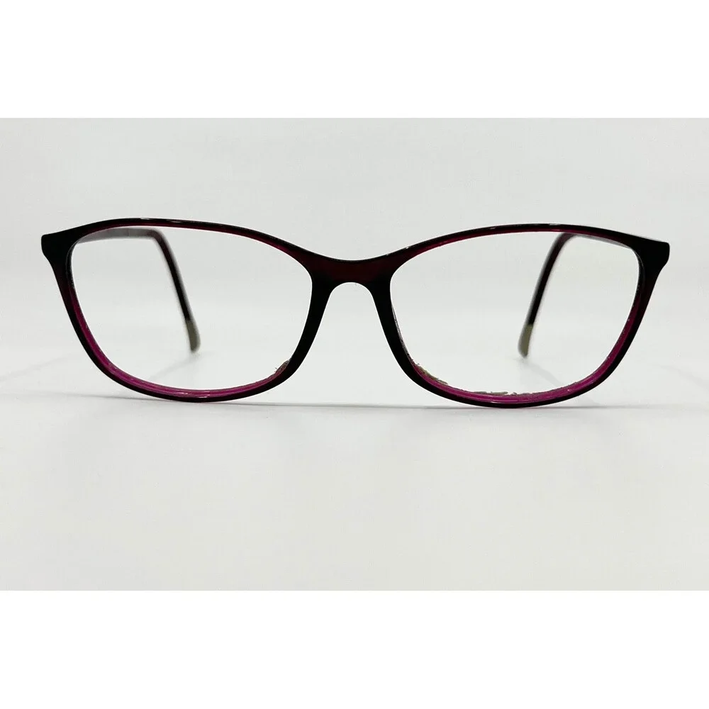 Unbranded Eyeglass Frames Womens Purple Oval Full Rim 51-16-135